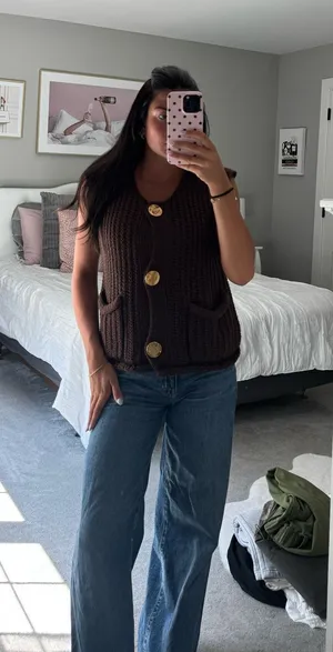 Amazon Sweater Vest Knit thumbnail 1