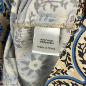 Tuckernuck Golden Medallion Crawford Dress blue and khaki size Small thumbnail 6