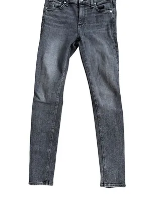RAG & BONE Black Gray Skinny Jeans Size 26 thumbnail 7