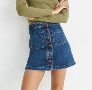Madewell Denim A-Line Skirt thumbnail 1