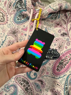 NWT Teddy Fresh Paisley Oversized Hoodie thumbnail 4