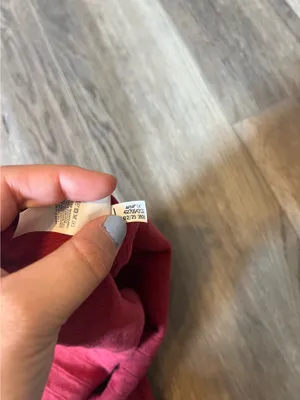 Aerie Off-Duty Pointelle Ribbed Shirt in Red thumbnail 8