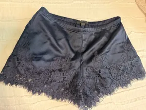 Navy lace Mini Shorts Blue thumbnail 4