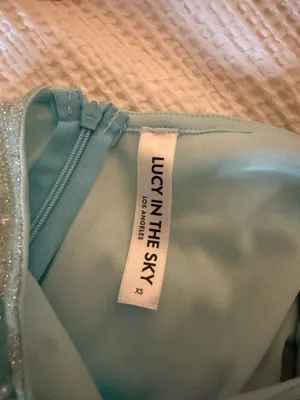 Lucy in the Sky Mini Dress Sequin Blue thumbnail 6