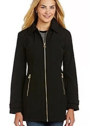 Michael Kors Black Zip Front Jacket  thumbnail 1