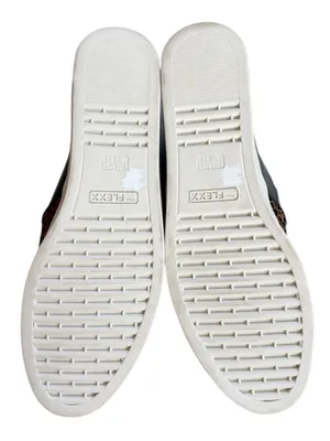 EUC THE FLEXX Leather Sneak Name slip-On Sneaker Flats Animal Print Size 11 thumbnail 7