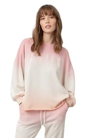 Rails Reeves Pink Peach dip‎ dye sweatshirt NWT Size Small thumbnail 1