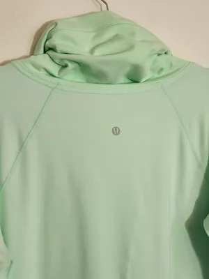 Lululemon Healthy Heart Mint Green Pullover Approx Medium to Large Flaw thumbnail 9