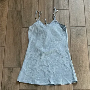 Stylish Blue Sleeveless Dress thumbnail 6