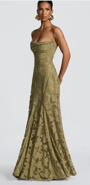 Babyboo Maxi Dress With Scarf thumbnail 2
