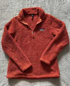 Patagonia Women's Ramble Better Sweater 1/4 Zip Fleece‎ Pullover Tomato Red Xs thumbnail 1