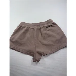 YoungLA Women's Draw String Sweat Shorts Light Pink XL 1.5" Inseam Flawed thumbnail 6