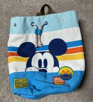 Disney Store Mickey Mouse Happy‎ Trails Bucket Backpack thumbnail 1