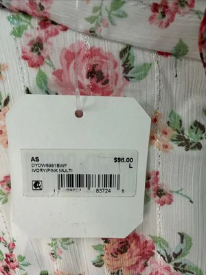 Altar'd State White Maxi Dress with Pink Floral Print thumbnail 3