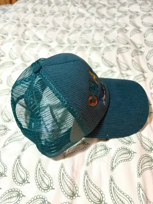 Anthropologie Worn/West Après Ski Trucker Hat Forest Green 'CHALET' Embroidered thumbnail 4