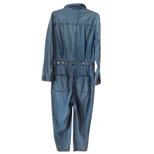 Madewell Light Blue Denim Relaxed Utility Coverall Jumpsuit in Glenroy Wash thumbnail 4