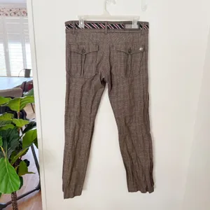 Vintage Moschino Jeans Plaid Tartan Pants Sz 30 thumbnail 3