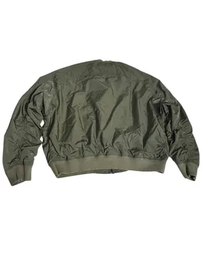 Victoria's Secret Olive Green Bomber Jacket thumbnail 6