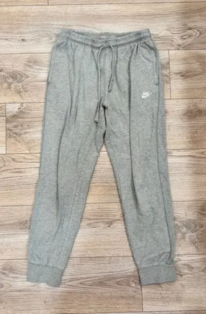 Nike Sportswear Gray Fleece Joggers Sweatpants M thumbnail 1