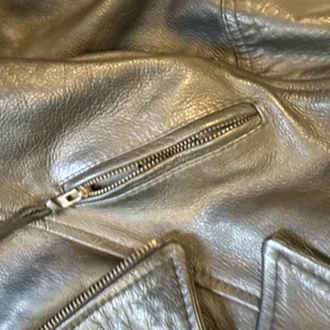 Hot Leathers Studded Black Motorcycle Jacket Zip Out Lining Harley patch Size XL thumbnail 8