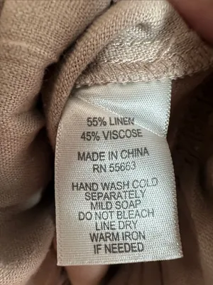 Cynthia Rowley Dusty Mauve Flutter Sleeve Maxi Dress Linen Prairie Demure Medium thumbnail 9