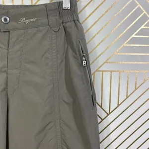 Bogner Ski Snow Pants Grey Taupe Puffer‎ Nylon thumbnail 4