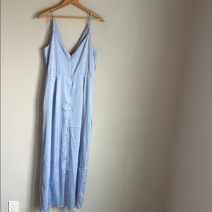 Abercrombie & Fitch Draped Twist-Front Maxi Dress Large thumbnail 3