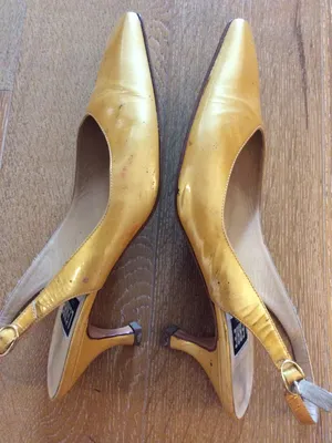 kitten heel slight sheer Lerre Made in Italy slingback size 39 Euro thumbnail 11