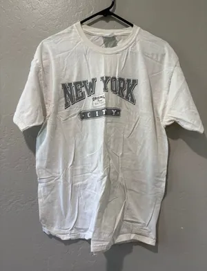 Hanes White New York City Graphic Tee thumbnail 1