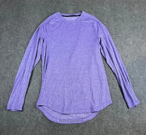 Lululemon Better Everyday Long Sleeve Shirt Purple Space Dye Heathered Top Small thumbnail 1