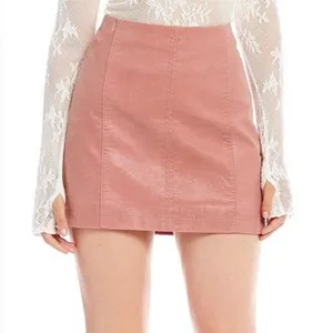 Free People Mini Skirt Modern Femme Vegan Leather Size 10 New with Tag thumbnail 5