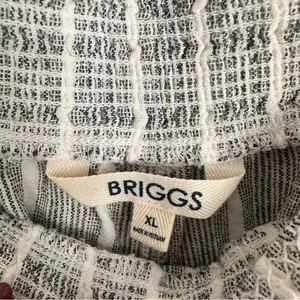 Briggs Women's Linen Blend 4 Pocket Woven Casual Pull-on Shorts Black Size XL thumbnail 6