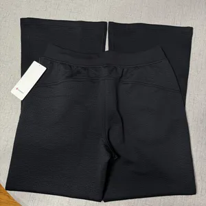 Lululemon Textured High Rise Flared Track Pant Black Size 12 NWT thumbnail 7