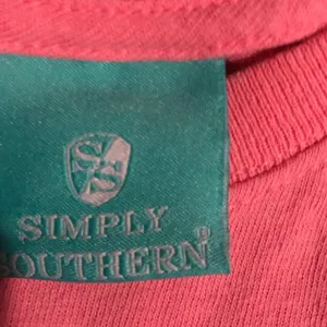 Simply Southern Mom’s Life Mum Mummy Mama Graphic Pink Tee T-Shirt Top Blouse Cotton Short Sleeve Turquoise Blue Sz M Measurements in pics thumbnail 4