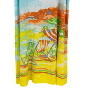 Crown & Ivy Beach On Island‎ Time Graphic Tank Dress Coverup Size Medium New thumbnail 11