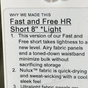 468 | NWT Lululemon Fast and Free HR 8" Shorts Bay Leaf Special Edition Womens 2 thumbnail 7