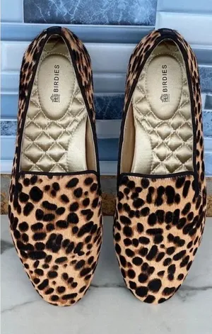 Birdies The Starling Cheetah Calf Hair size 7 thumbnail 1