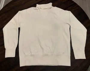 Todd Snyder x Champion White Turtle Neck Sweatshirt-Size Large thumbnail 1