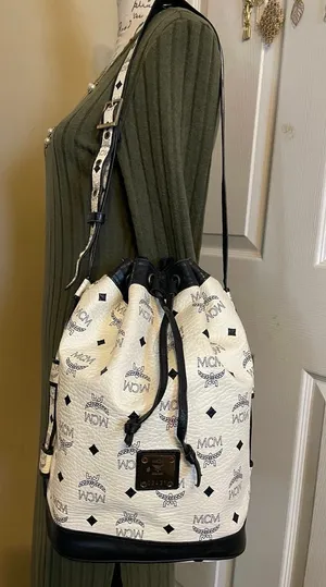 MCM Leather Bucket Bag  thumbnail 1