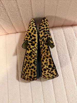Birdies The Starling Cheetah Calf Hair Slip On Loafer Size 8.5 thumbnail 7