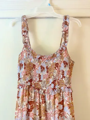 ASTR the Label Floral Smocked Dress thumbnail 4
