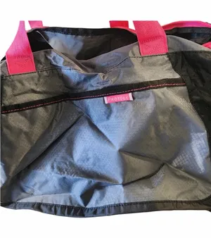 Gray and Pink Women's gym bag thumbnail 1