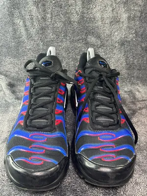 Nike Air Max Plus TN 'Spider-Man' - Men's Size 8 (Black/Hyper Royal/Red) thumbnail 2