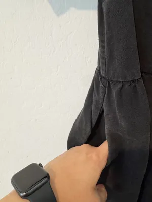 Tradlands Nico Dress Size Small Black Linen Blend Pocket Coastal Grandma Cottage thumbnail 7