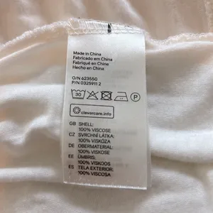 H&M Smocked Babydoll Tank Top Size XS in White & Black thumbnail 4