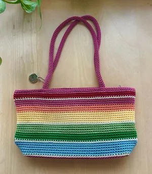 The Sak Rainbow Crochet Shoulder Bag thumbnail 1