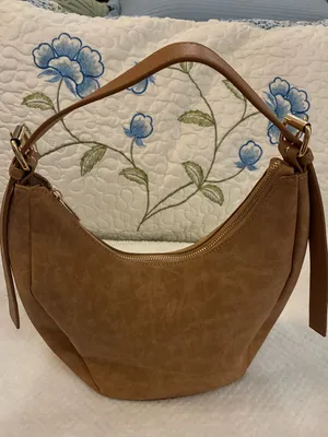 Soft Tan Hobo Shoulder Bag - Everyday Women’s Handbag by Fourth Studio thumbnail 1