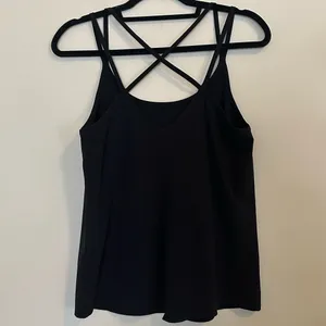 Athleta Strappy Black Tank Top thumbnail 2