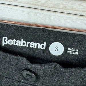 Betabrand Classic Straight Leg Yoga Dress Pants Gray‎ Small thumbnail 7