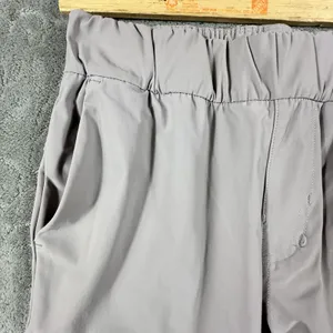 Vuori Miles Ankle Pants Women Small Beige Tapered Joggers Zip Pocket Performance thumbnail 10